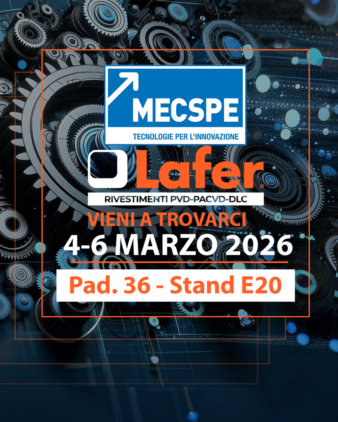 Lafer a MECSPE 2026 - pad.36-StandE20
